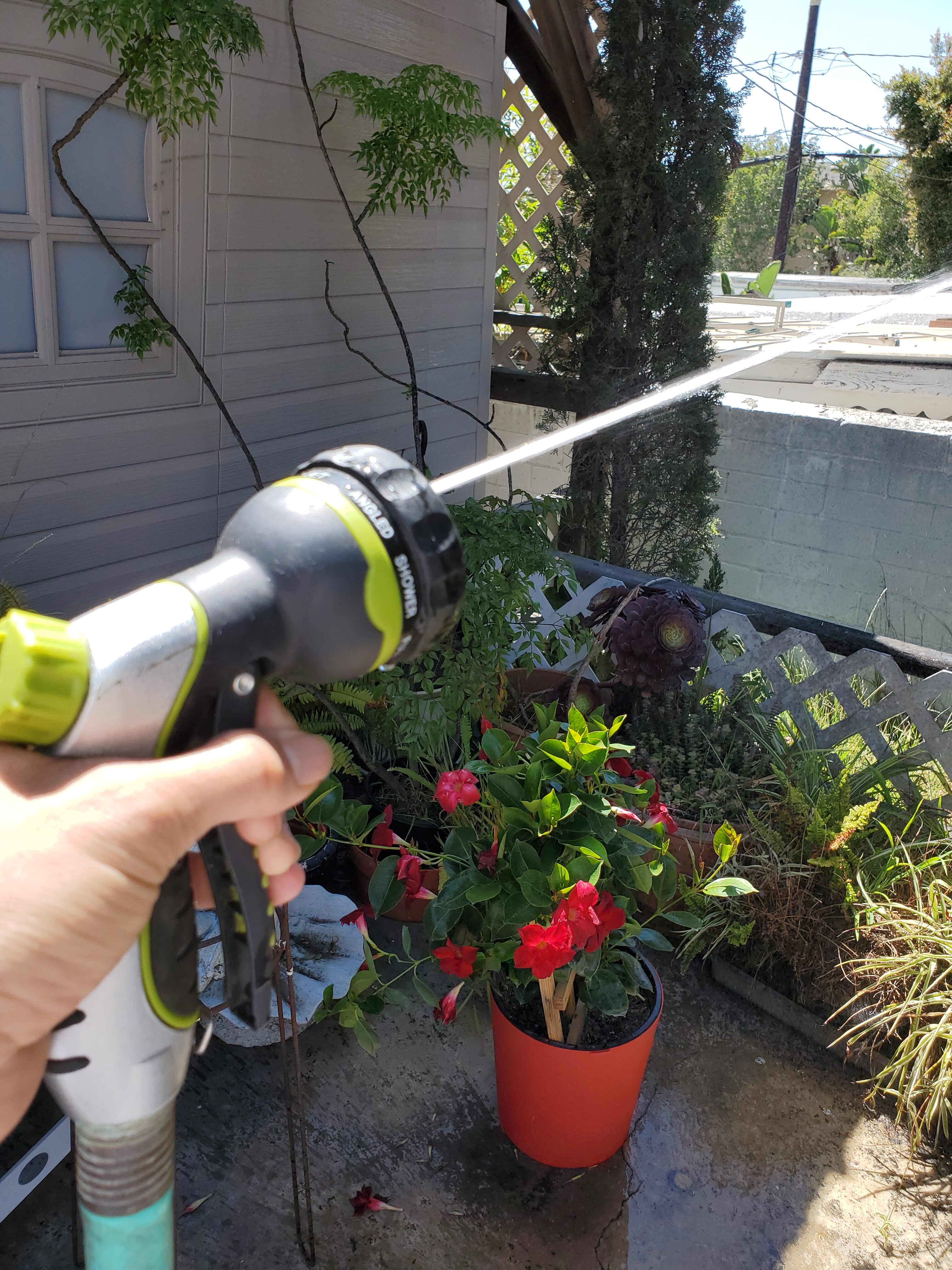 Garden Hose Nozzle Sprayer – Heavy Duty Watering – High Pressure – Alloy Zinc