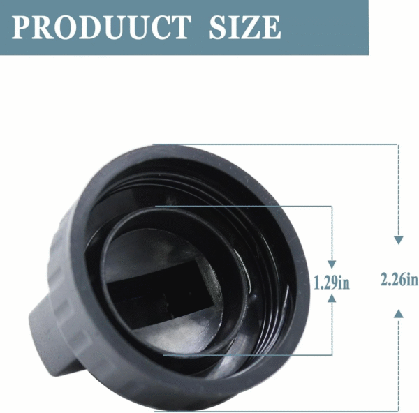 47922 Drain Cap for Ridgid Shop Vac Vacuums / Craftsman Vac Shop Vacuum - Wet Dry Vac - Image 2